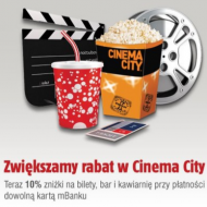 Kino 10% taniej z mBankiem